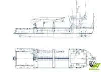 Rock Dumping Vessel 76m / Multi Purpose Vessel / Stone Carrier for Sale / #1030205