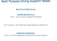 5 X 2020-2022 / DP2 & DP3 MULTI-PURPOSE SUBSEA DIVE SUPPORT / ROV