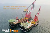 FLOATING CRANE BARGE 500T 1000T 1500T 2000T 3000T 4000T 5000T CHARTER SALE RENT CRANE VESSEL